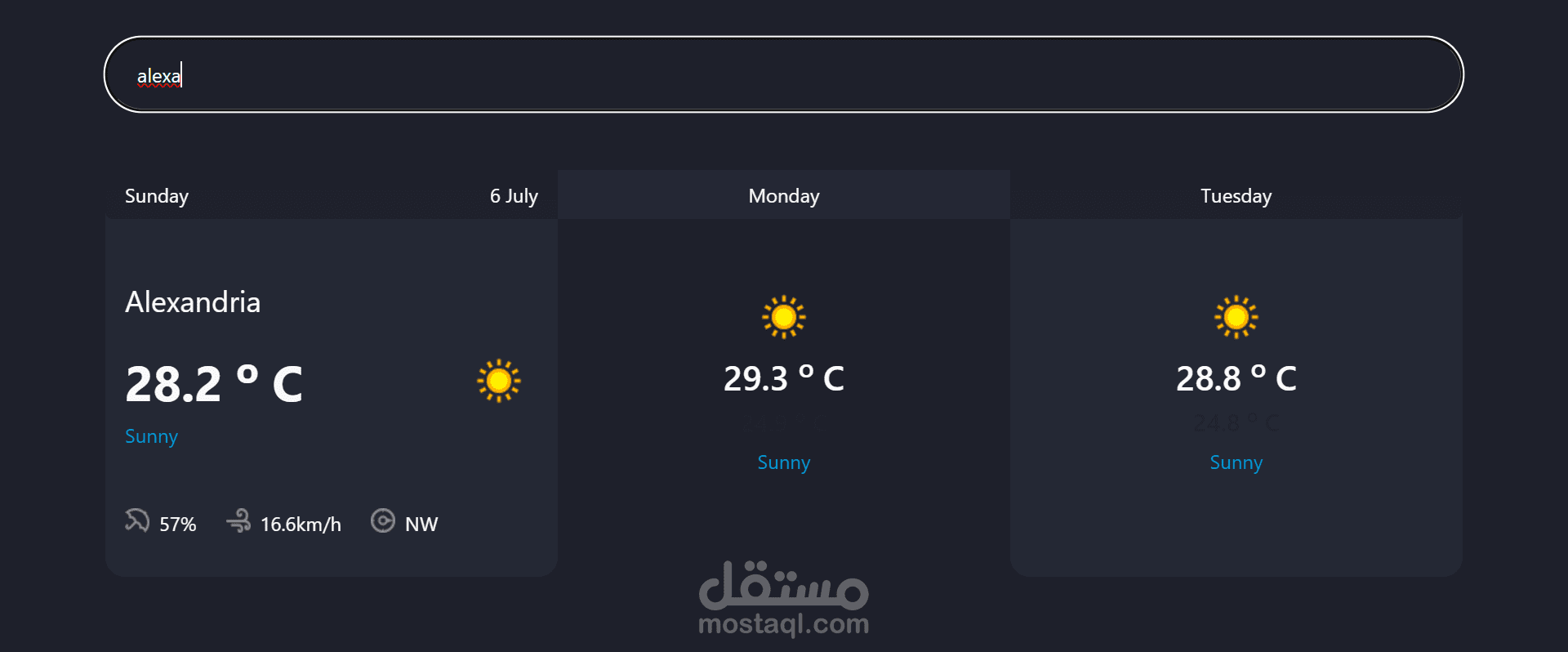 weather app