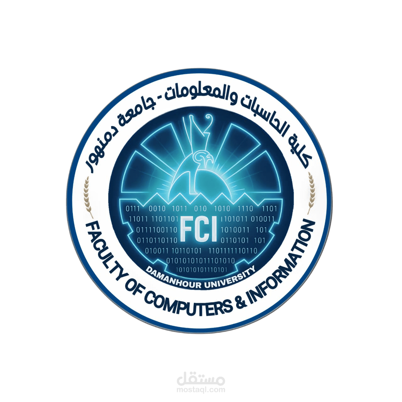 لوجو كلية الحاسبات و المعلومات جامعة دمنهور