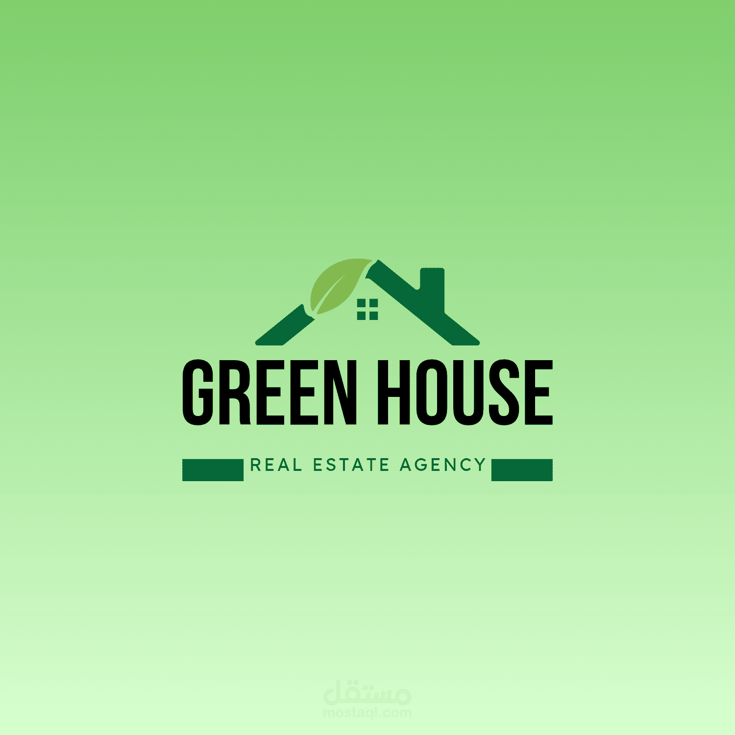 تصميم هوية بصرية كاملة لمكتب عقاري – Green House