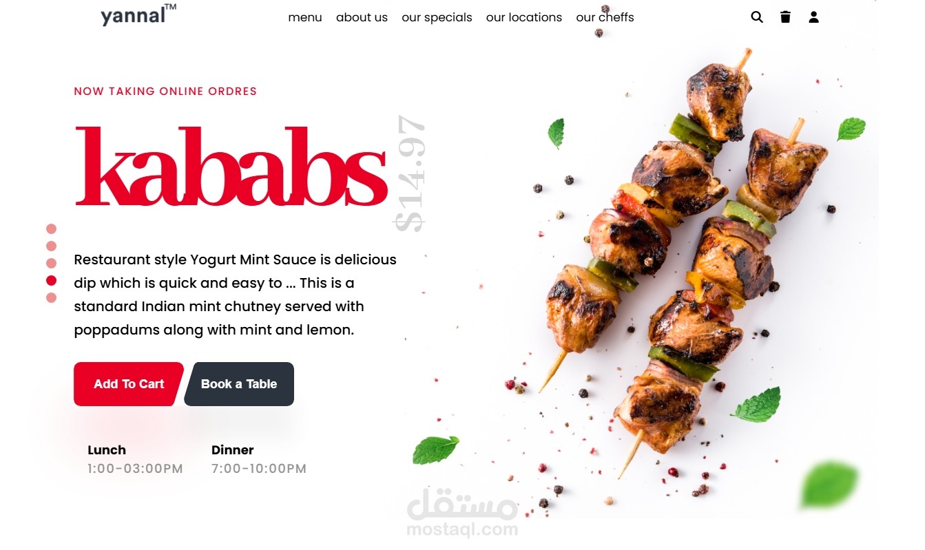 kababs (landing page)