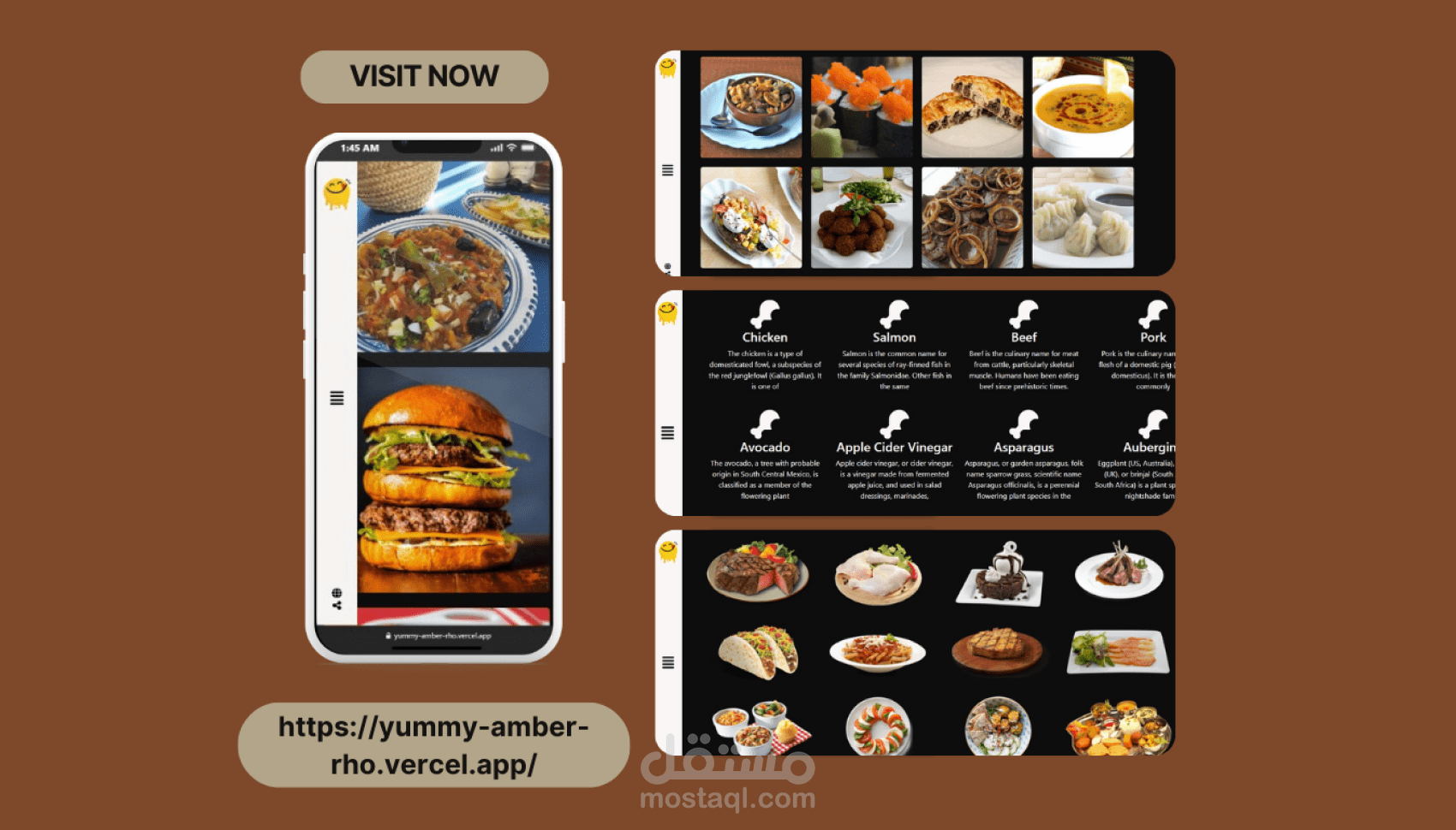 موقع عالمي للوصفات والأكلات
