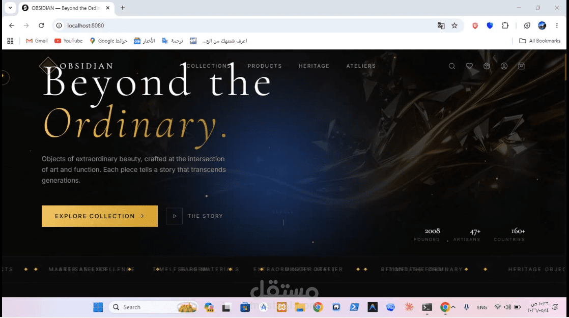 OBSIDIAN Luxury E-Commerce