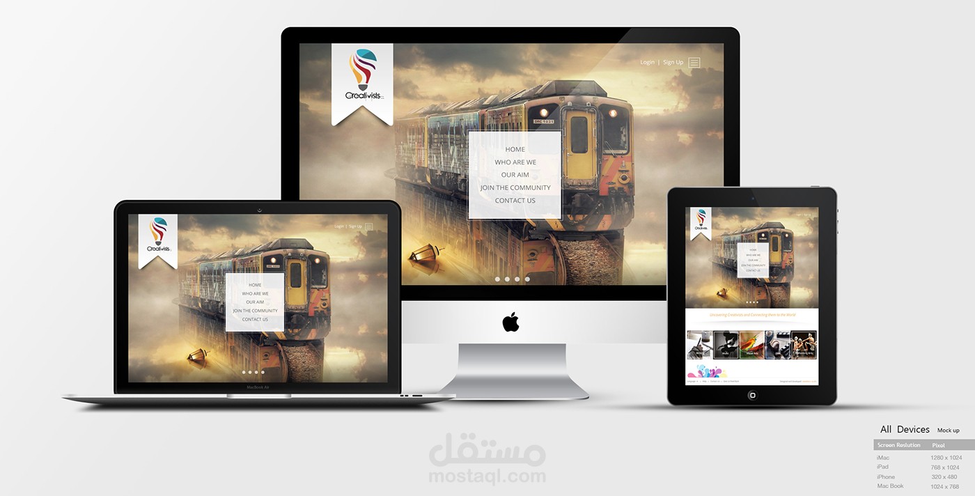 Creativists - Website Design