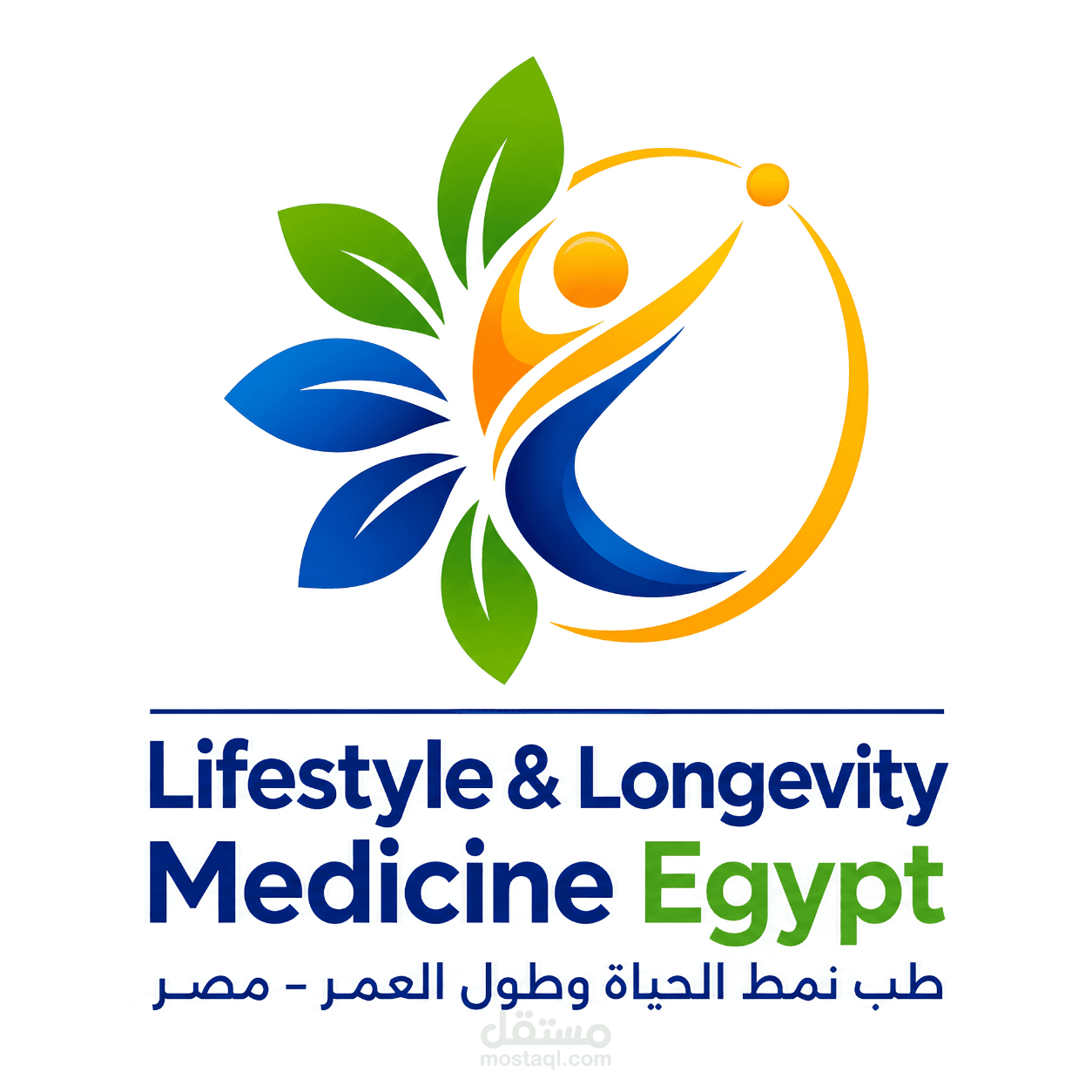 تصميم شعار وهوية لمؤسسة طب نمط الحياة-مصر