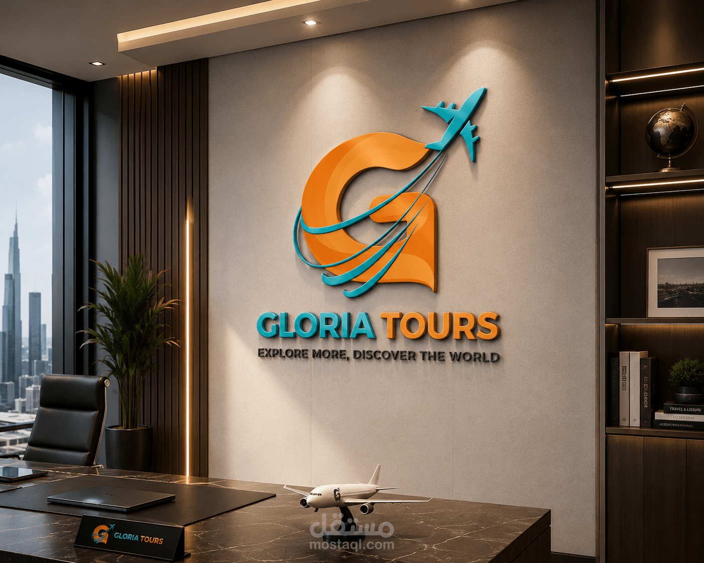 تصميم شعار شركة سياحة