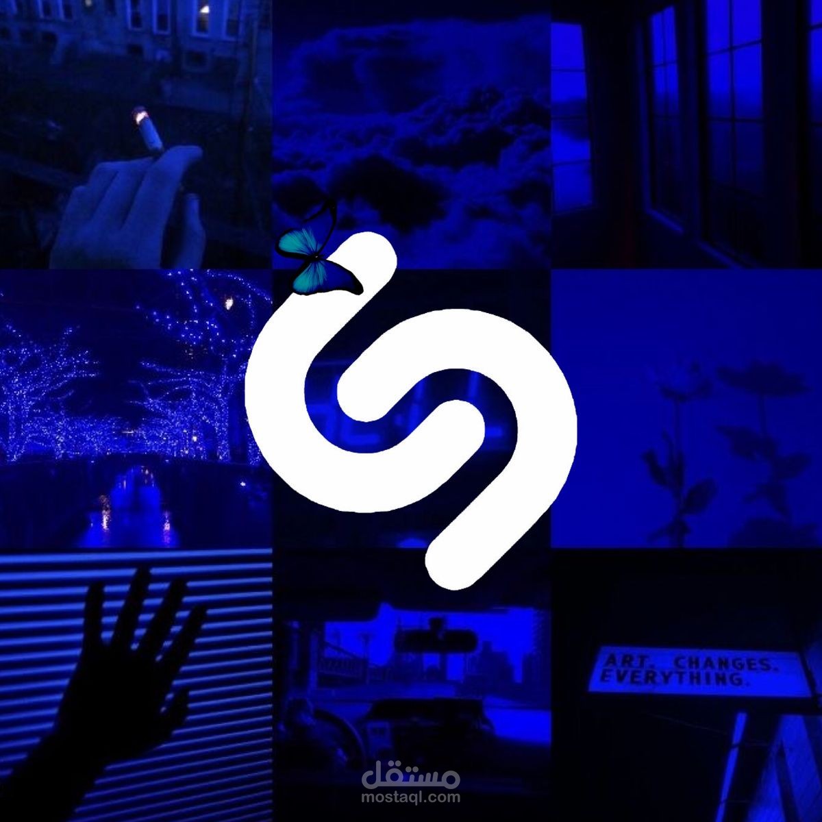 AE | Shazam motion graphic advertisement