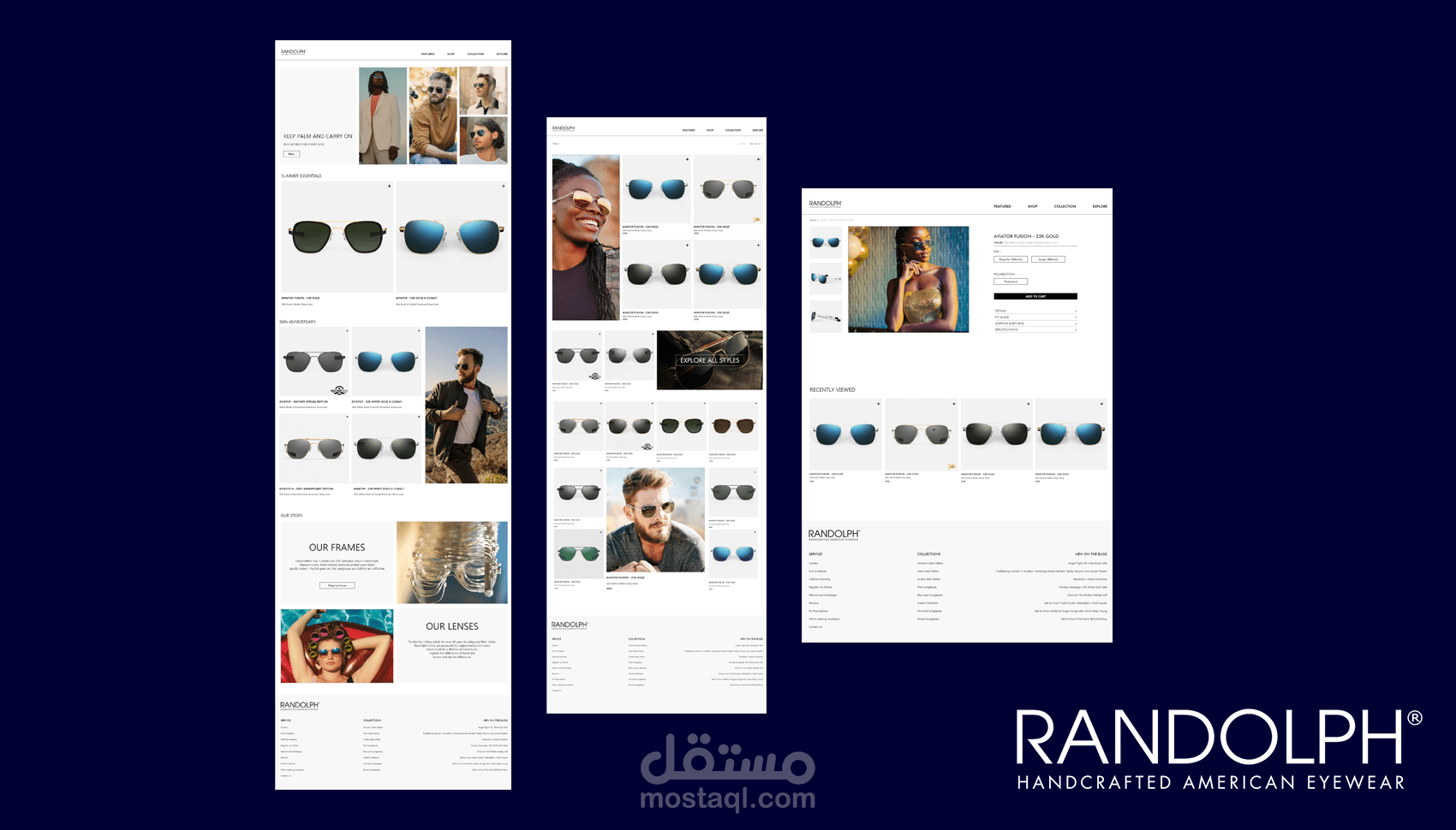 Randolph Engineering (redesign concept)
