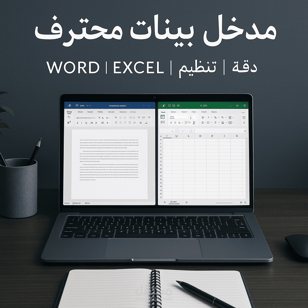 إدخال بيانات وتنظيم مستندات باحتراف عبر Word وExcel