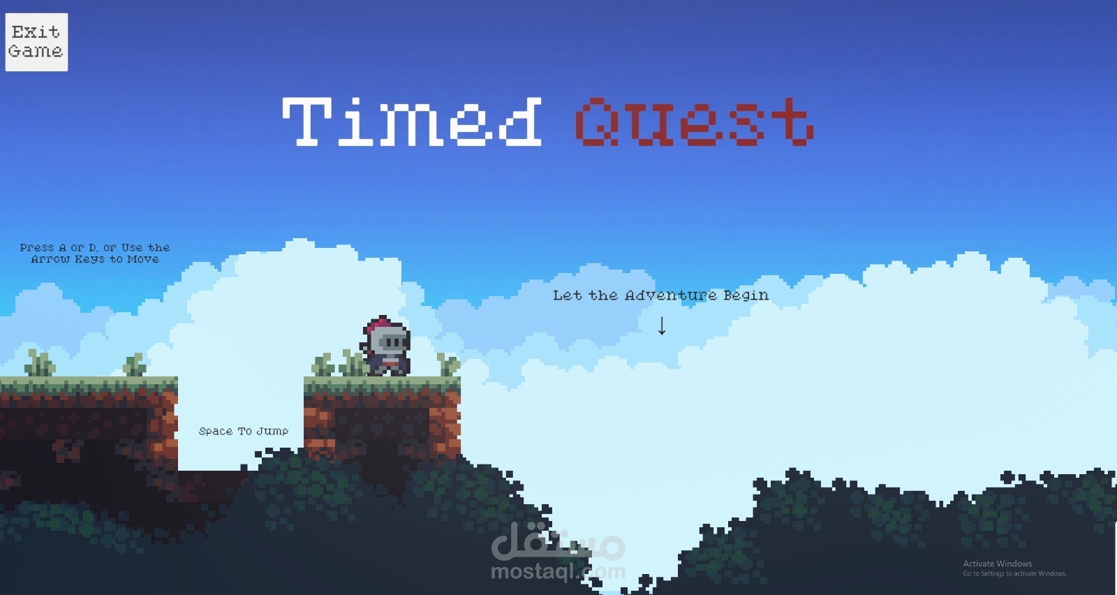 Timed quest game
