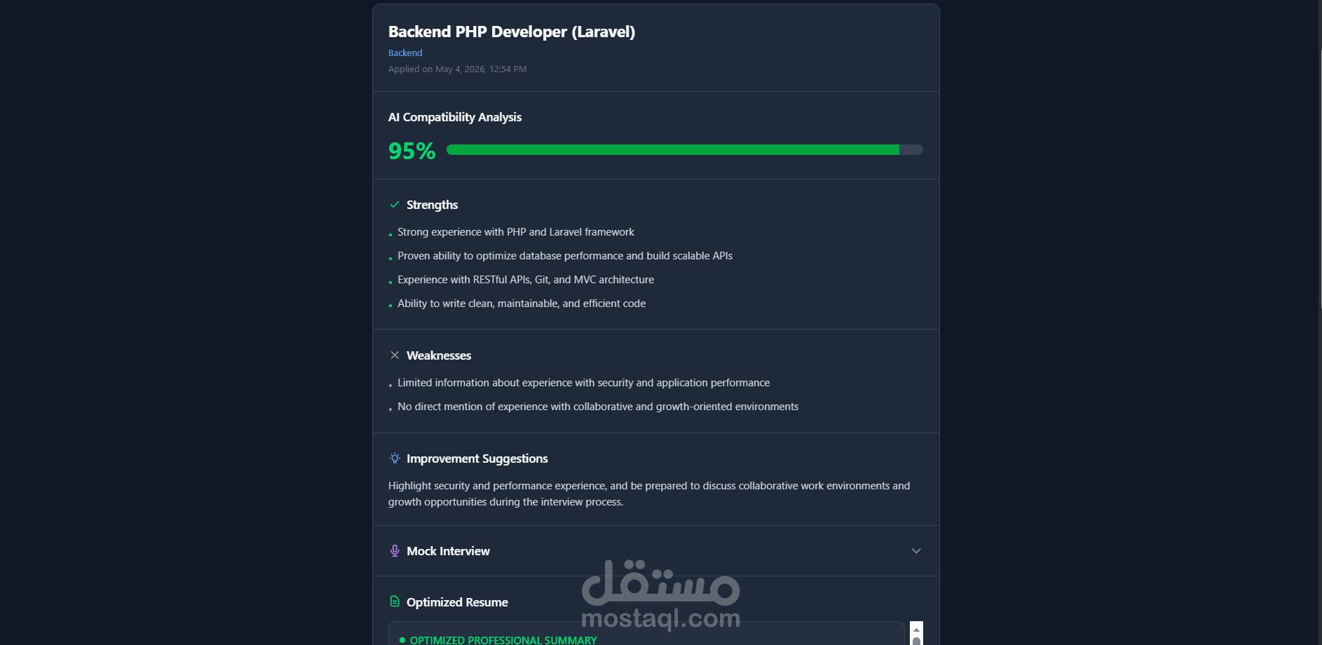Job Matching Engine