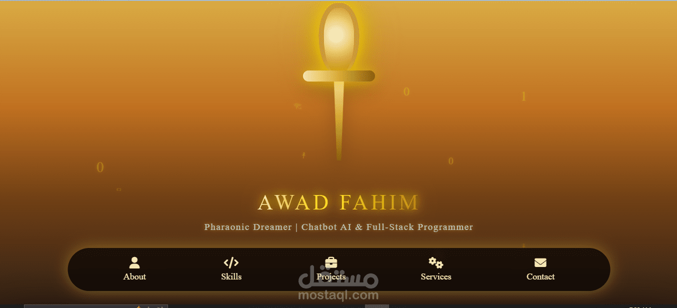 من أنا ولماذا هذا البورتفوليو؟