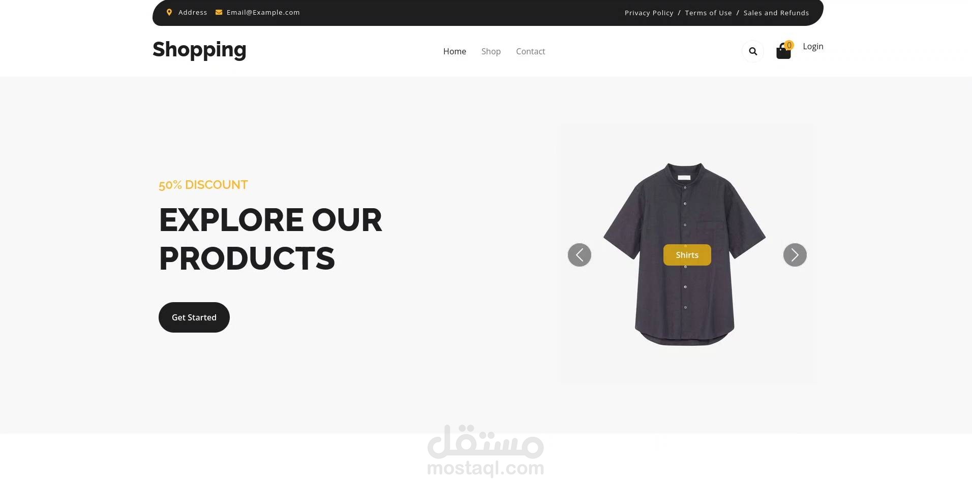 Laravel Ecommerce Website