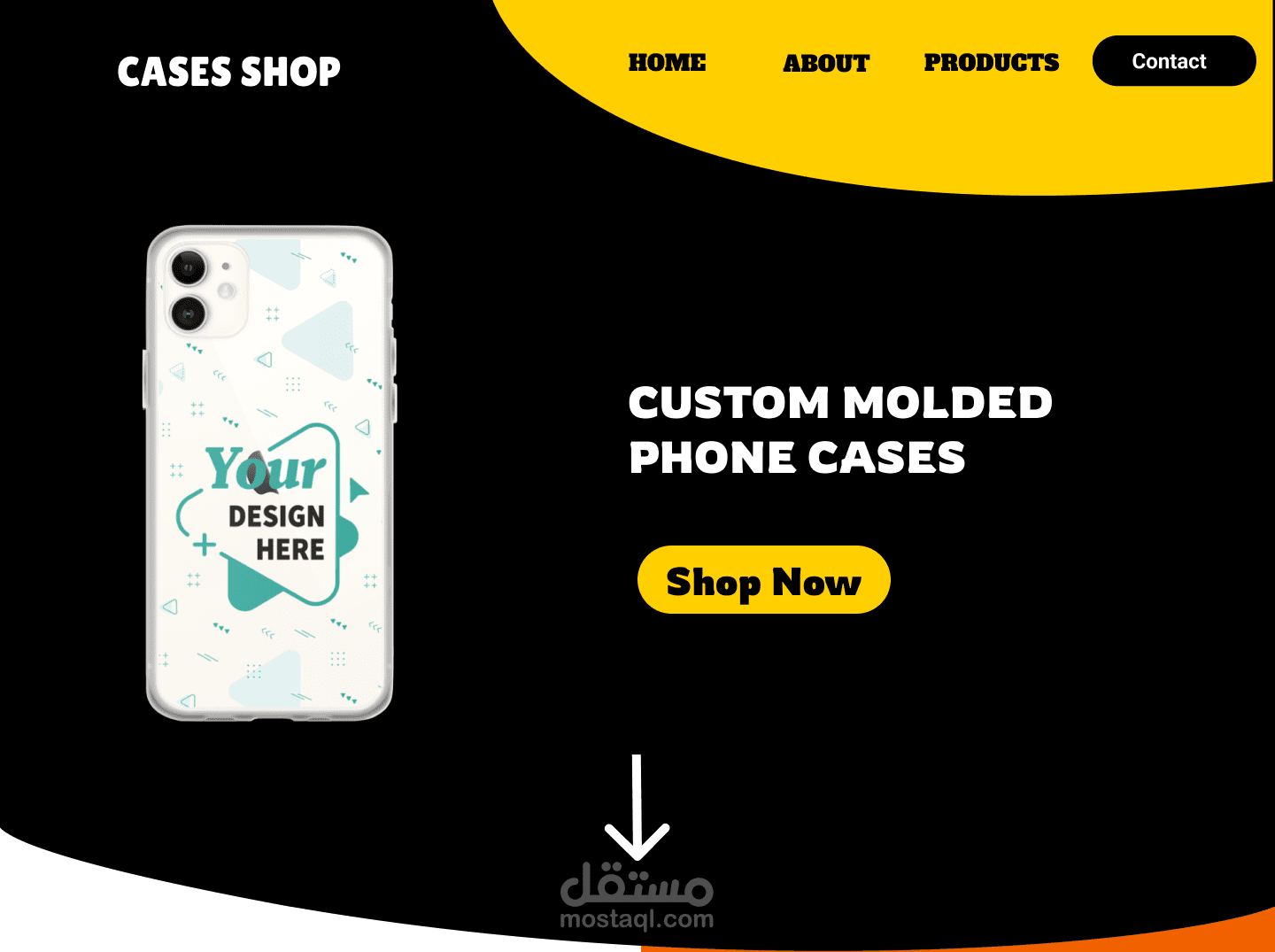 تصميم موقع ببرنامج Figma