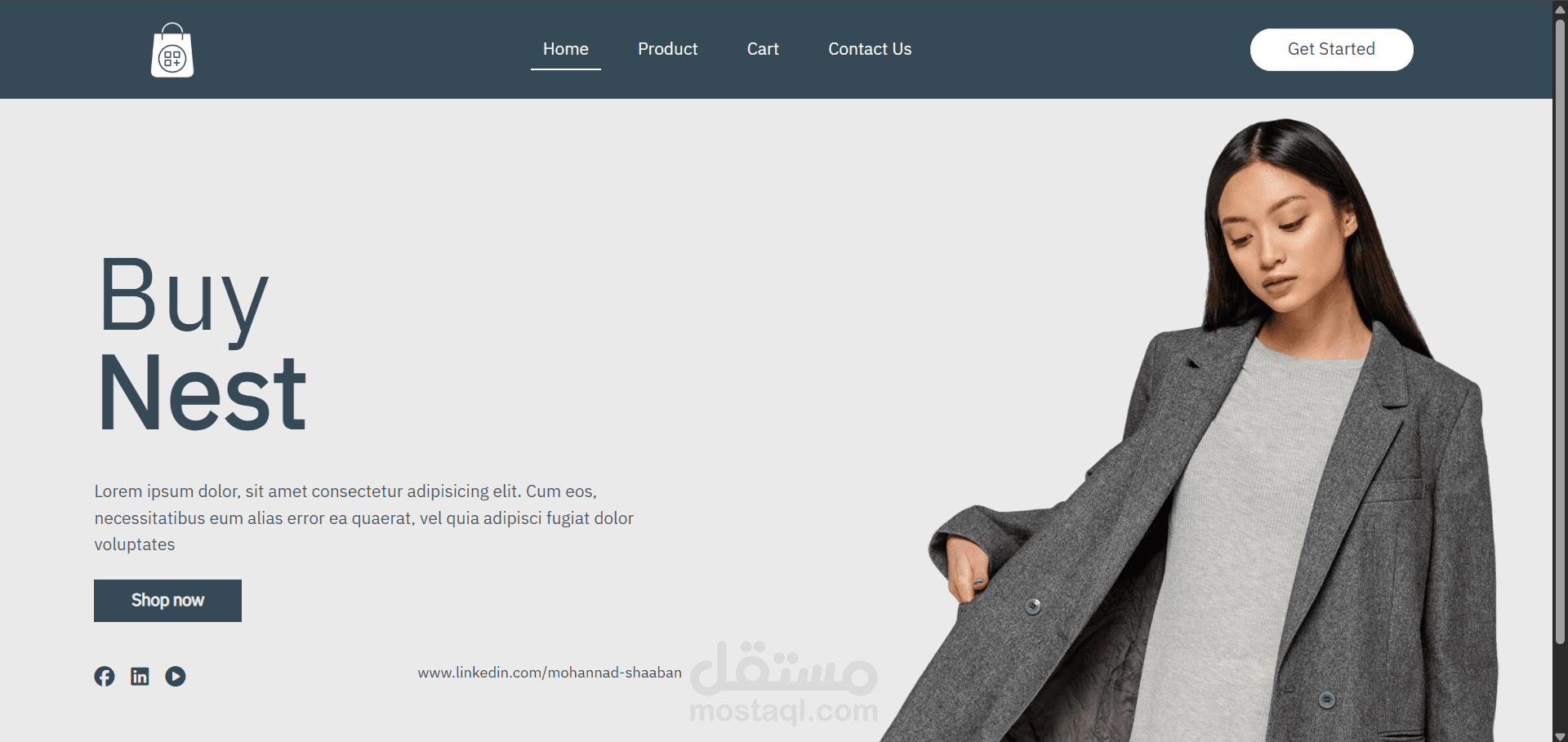 E-commerce website