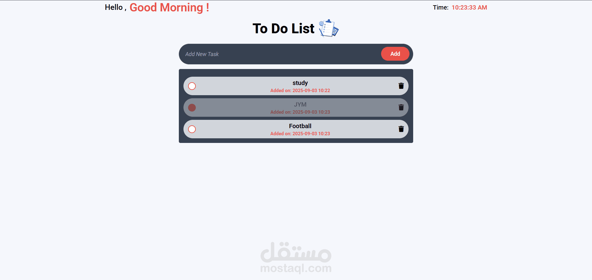 ToDo website