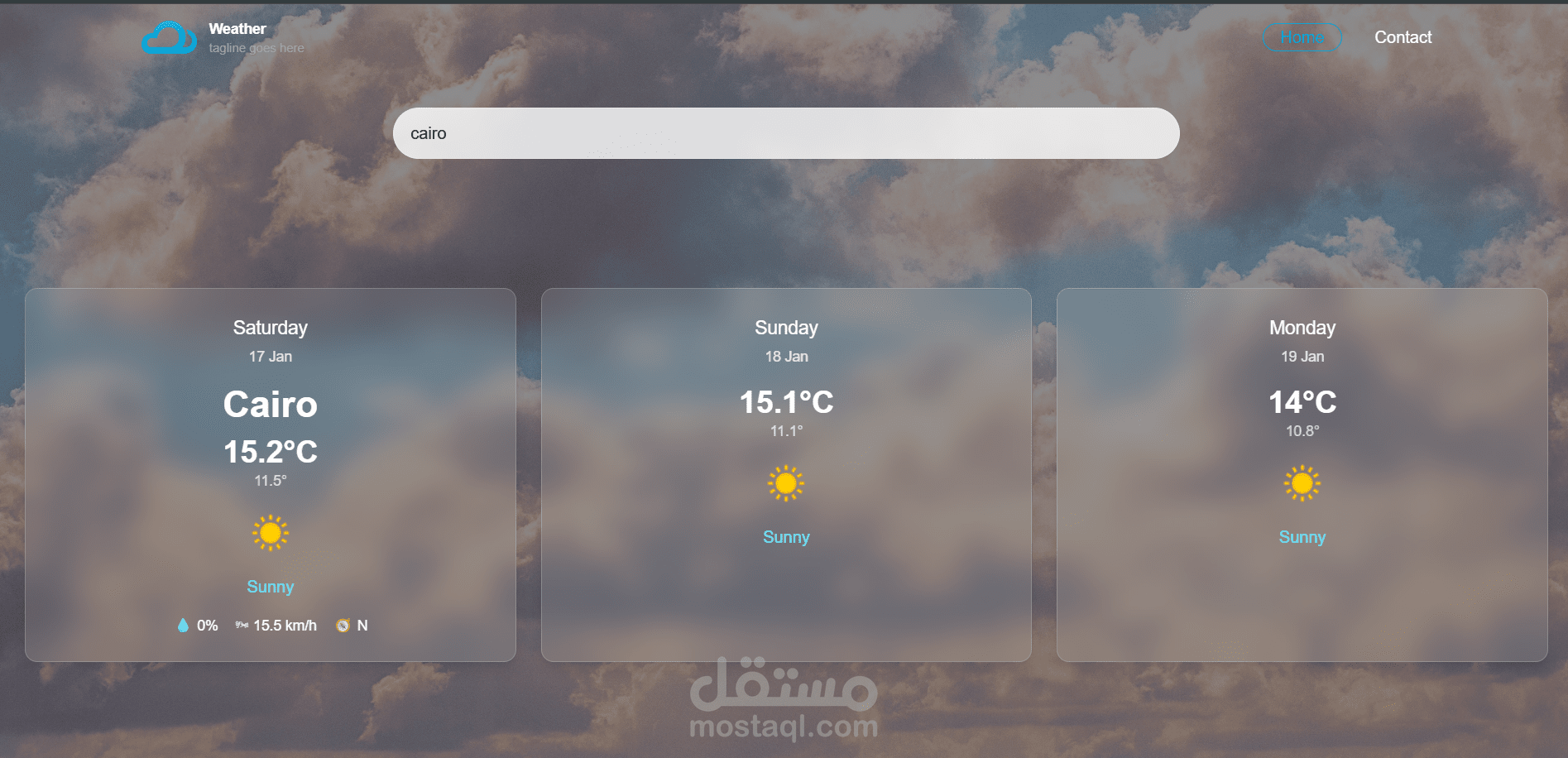 Weather website