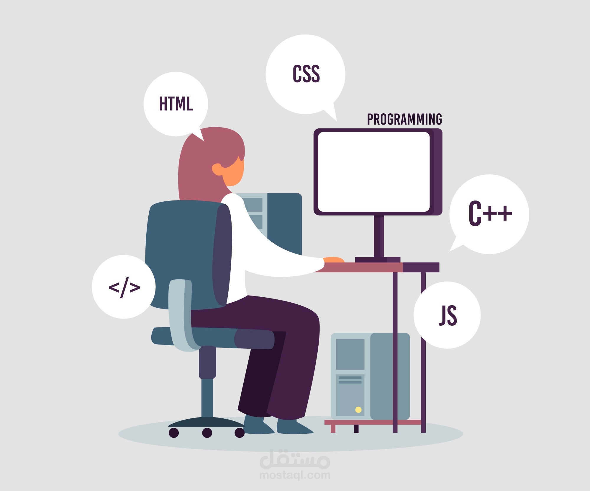 تصميم موقع الكتروني front-end