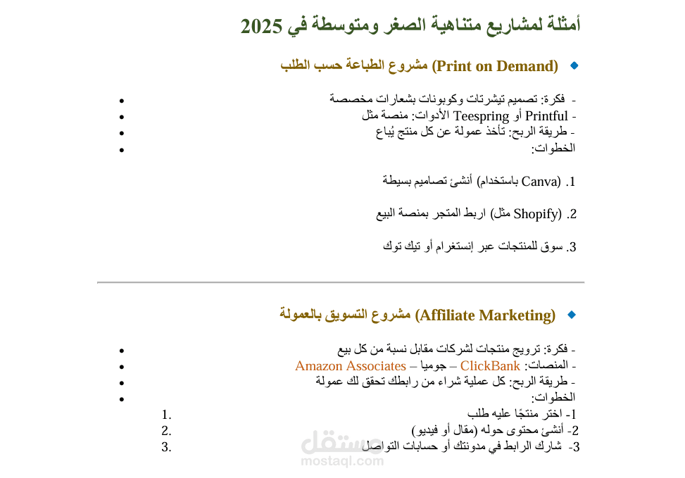كيفية جني الأرباح من المشاريع متناهية الصغر والمتوسطة في عام 2025