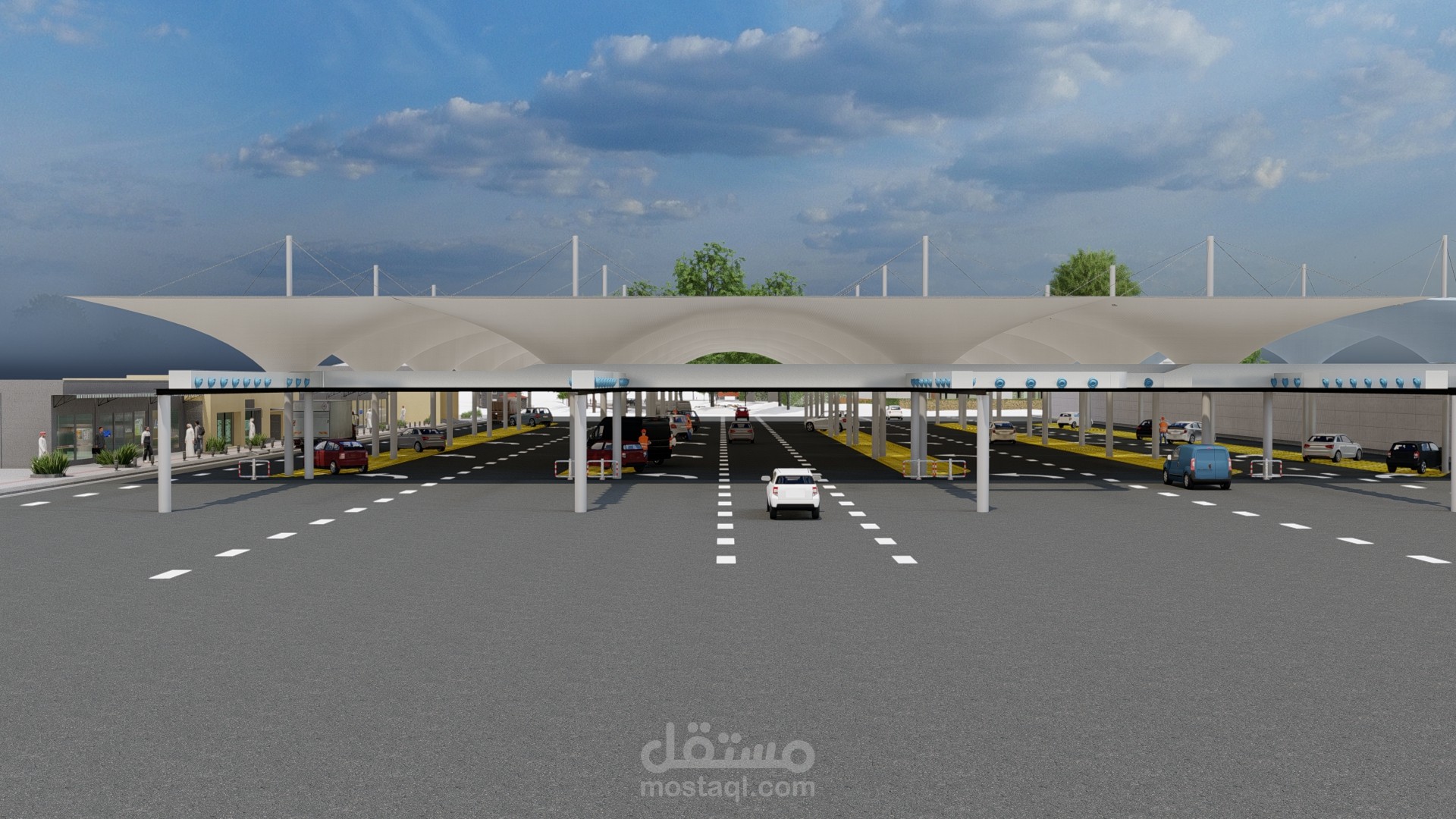 تكييف ممر جسر الملك فهد, السعودية