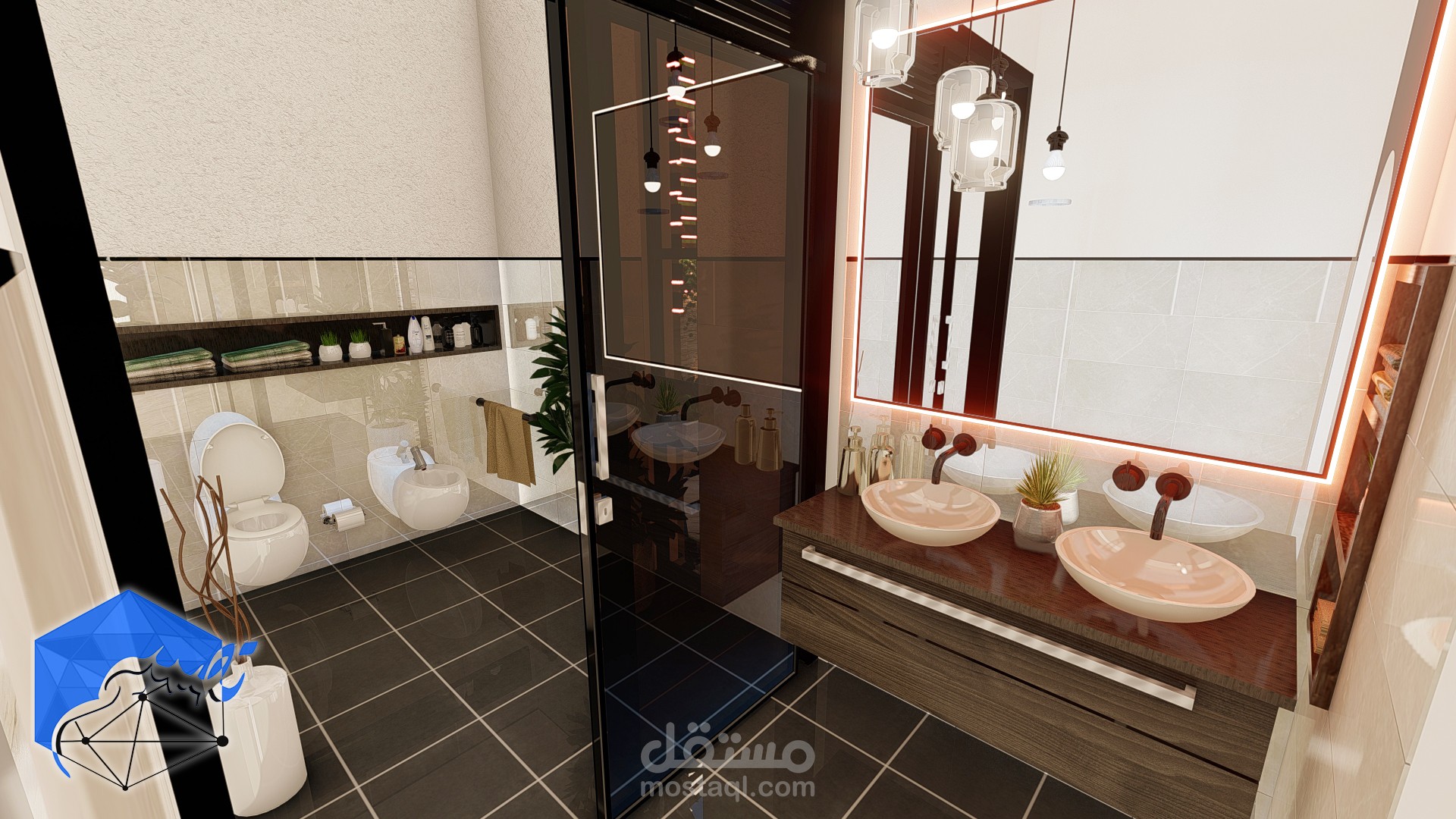 تصميم دورات مياه
