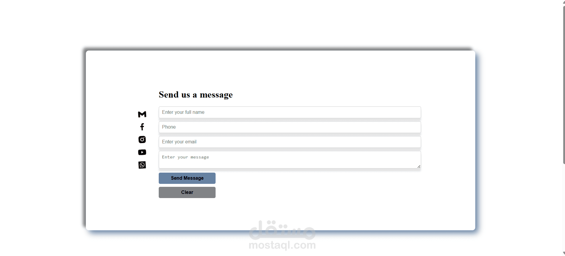 Contact Us Page
