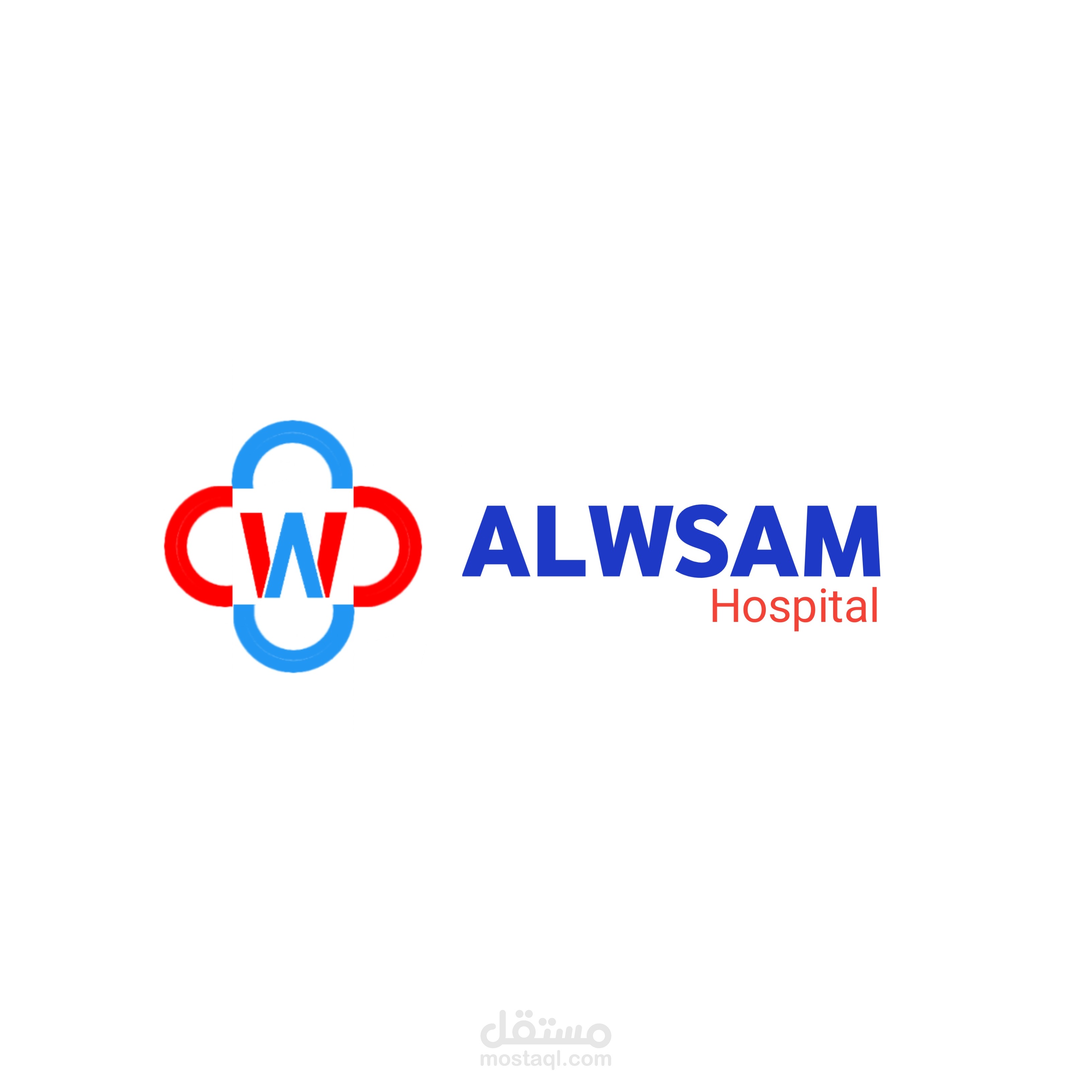 Logo for a hospital