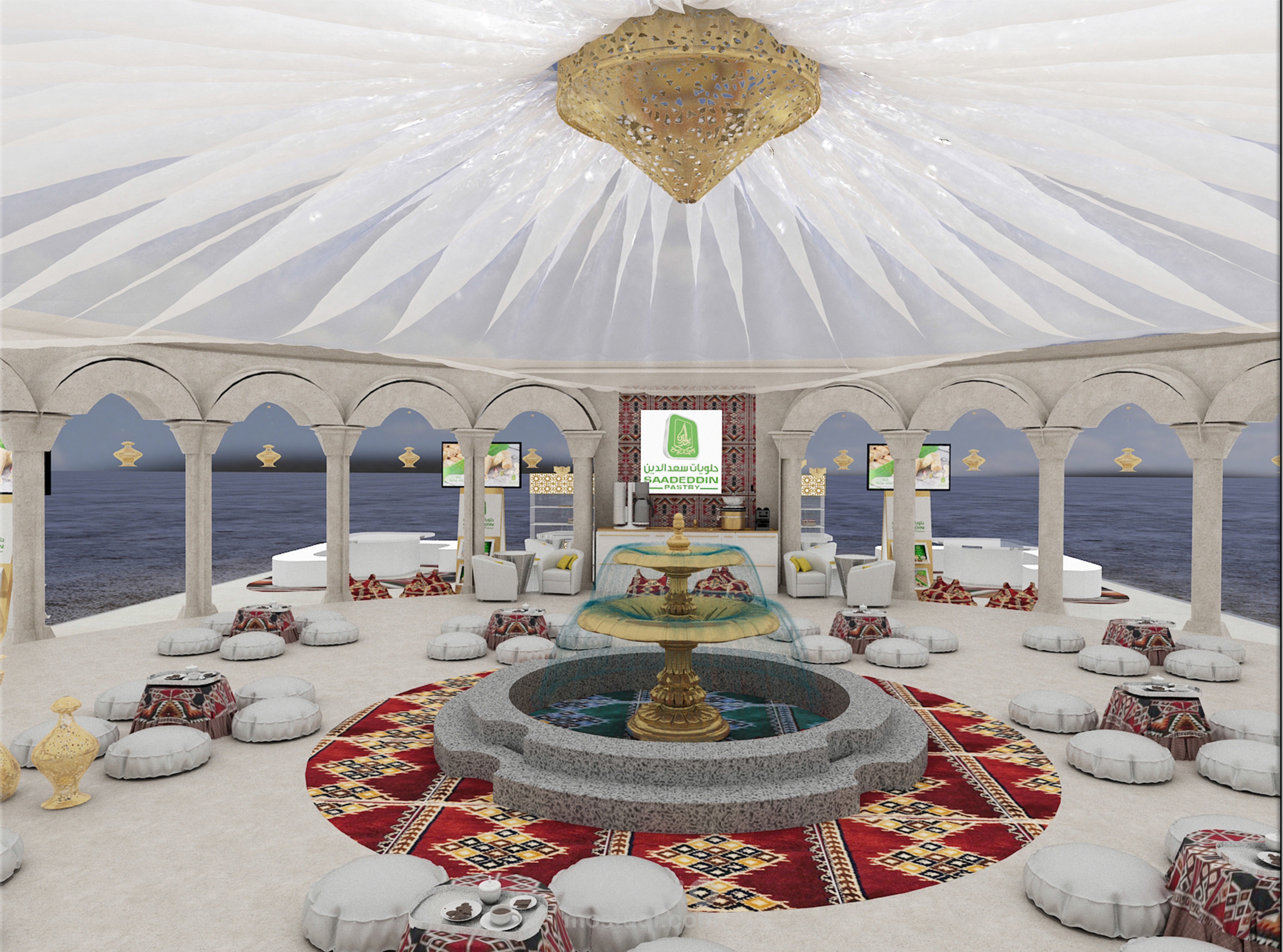 بوث لحلويات سعد الدين للمشاركة بمهرجان التمور