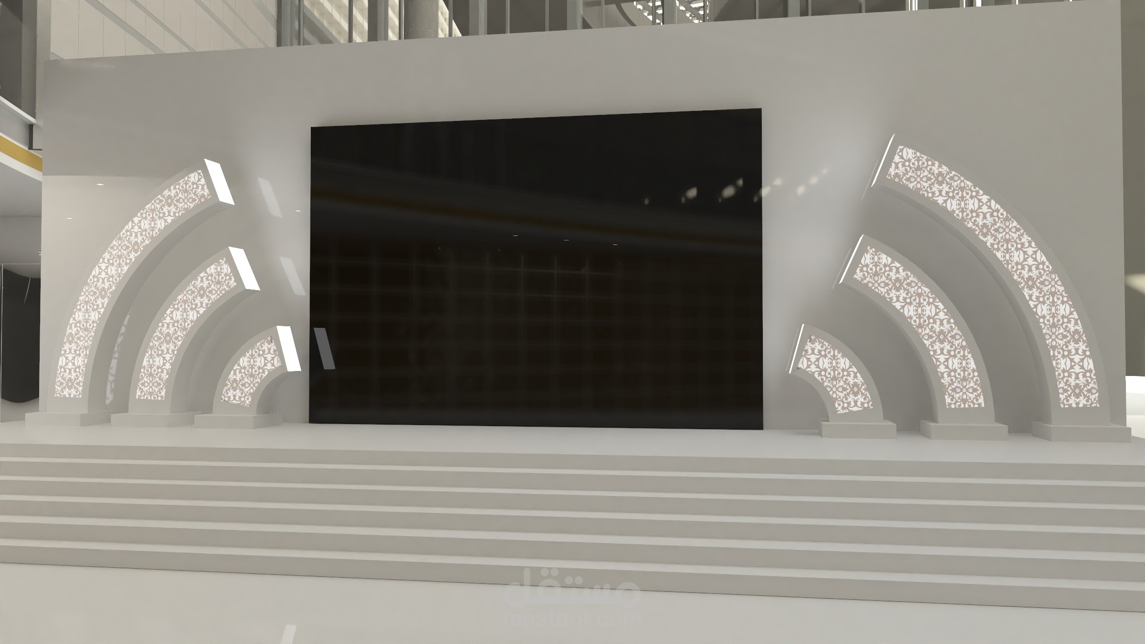 تصميم شاشة لستيدج