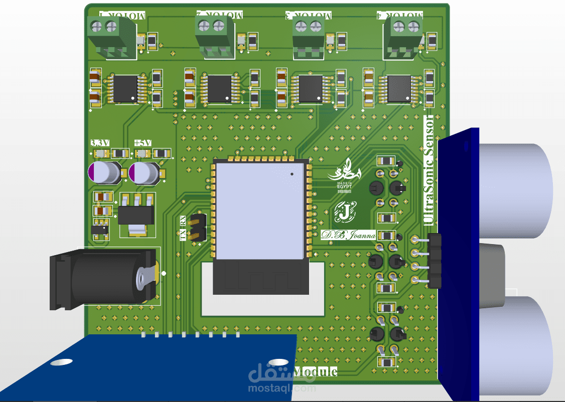 Waiter Robot with IOT