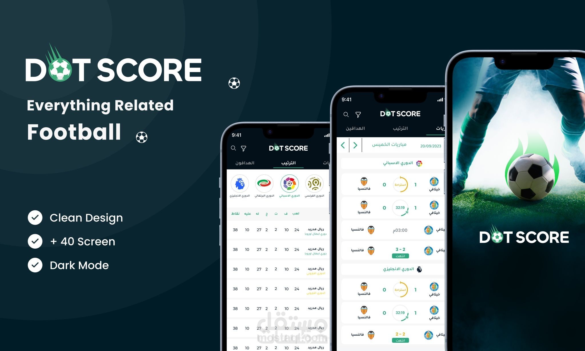 Dot Score – تطبيق نتائج مباريات مباشرة مع إشعارات فورية