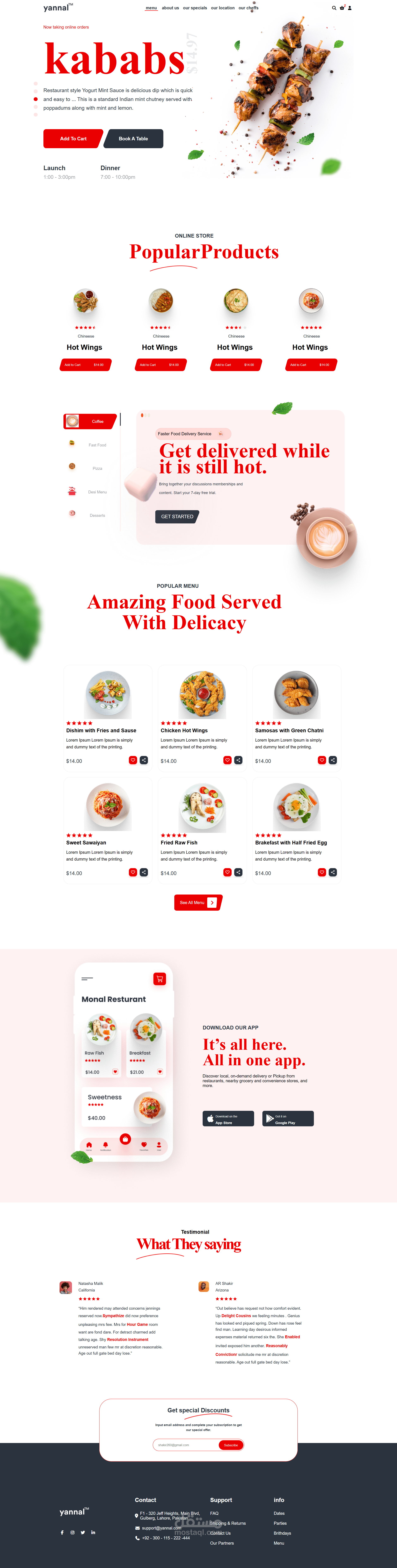 HotBite – صفحة هبوط بطعم الإقناع