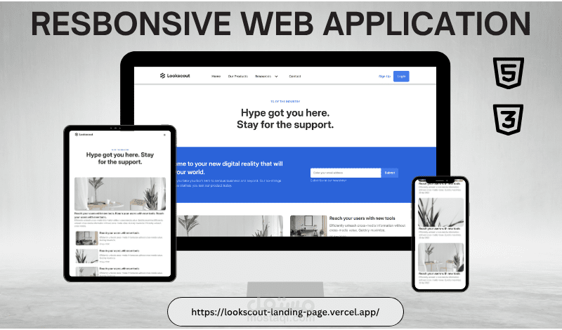 Lookscout – تصميم واجهة أنيقة تعكس هوية العلامة التجارية بوضوح