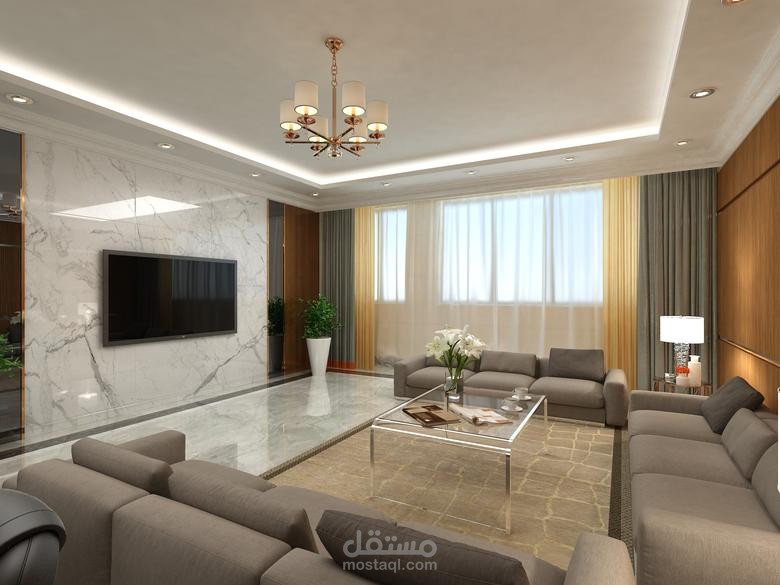 تصميم غرف معيشة + صالونات