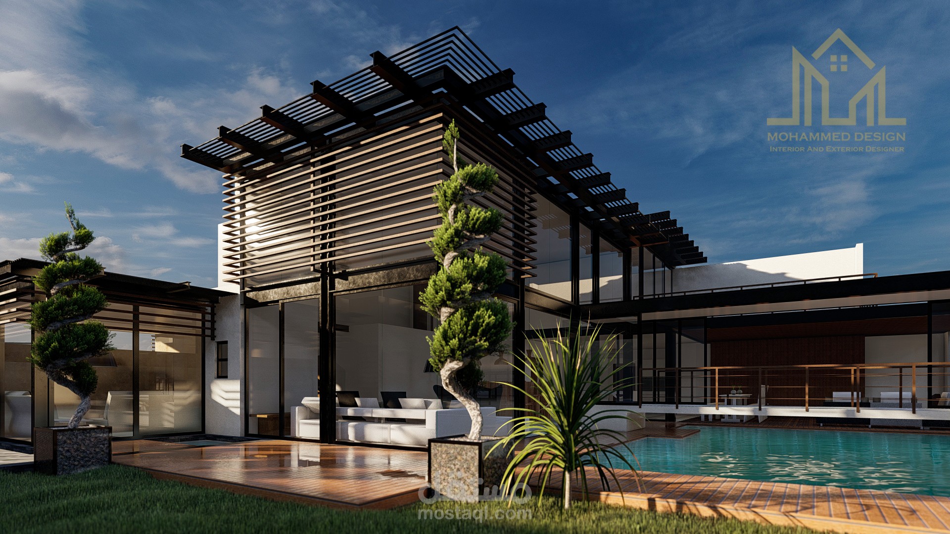 تصميم لفيلا ..