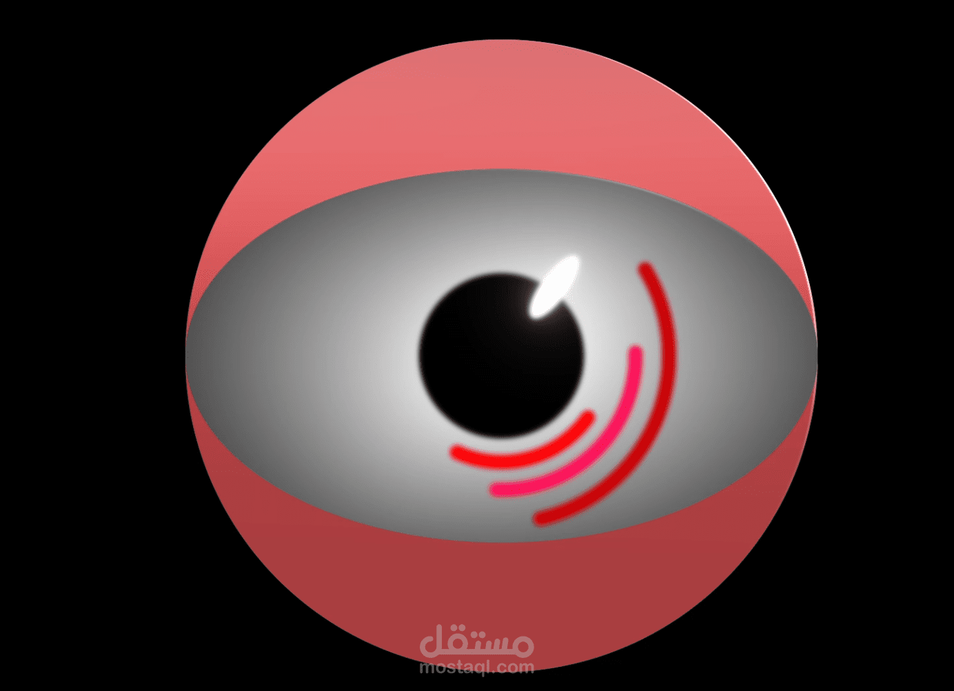 eyes trying