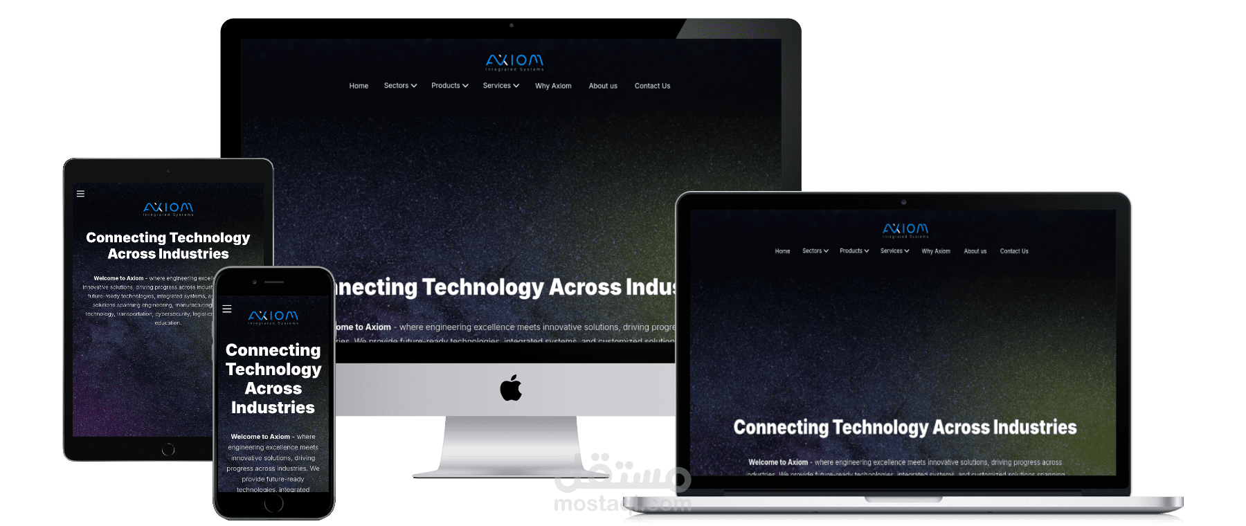 Axiom AI Solutions Website