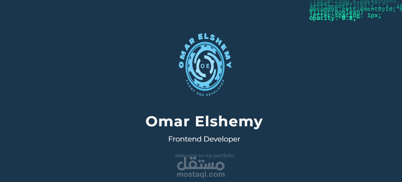 Professional Front-End Portfolio Showcase