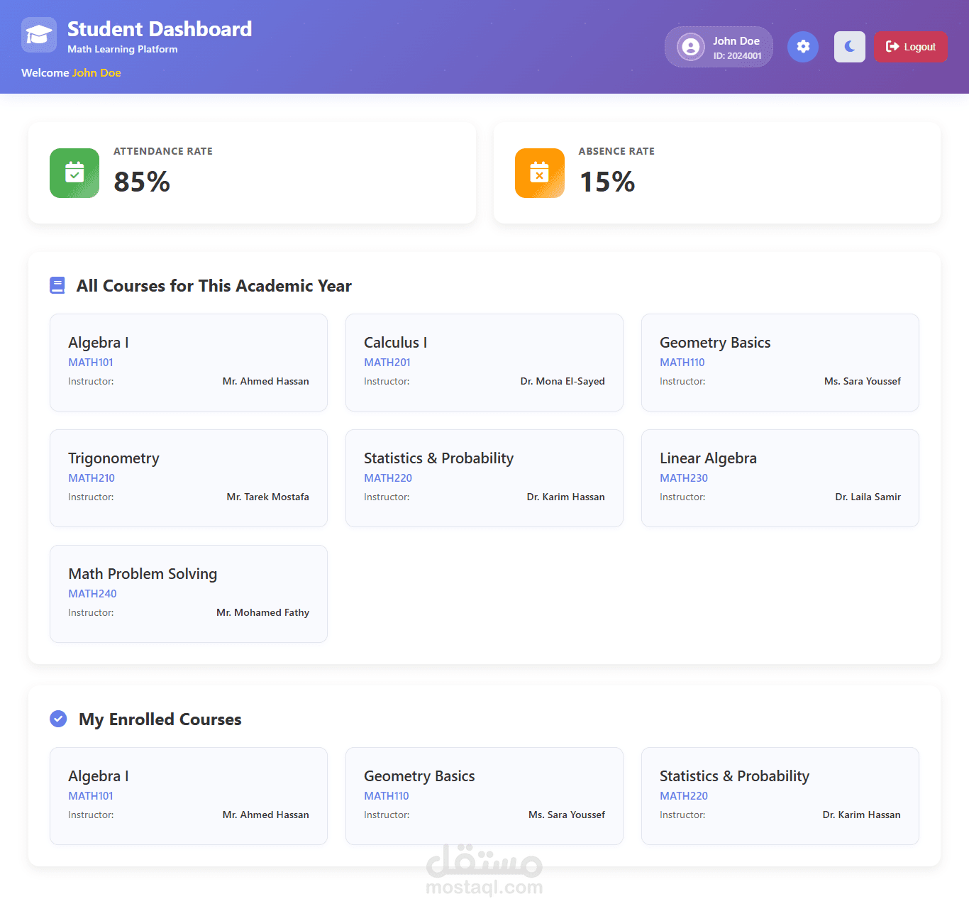 EduPulse | Interactive Student Dashboard & LMS