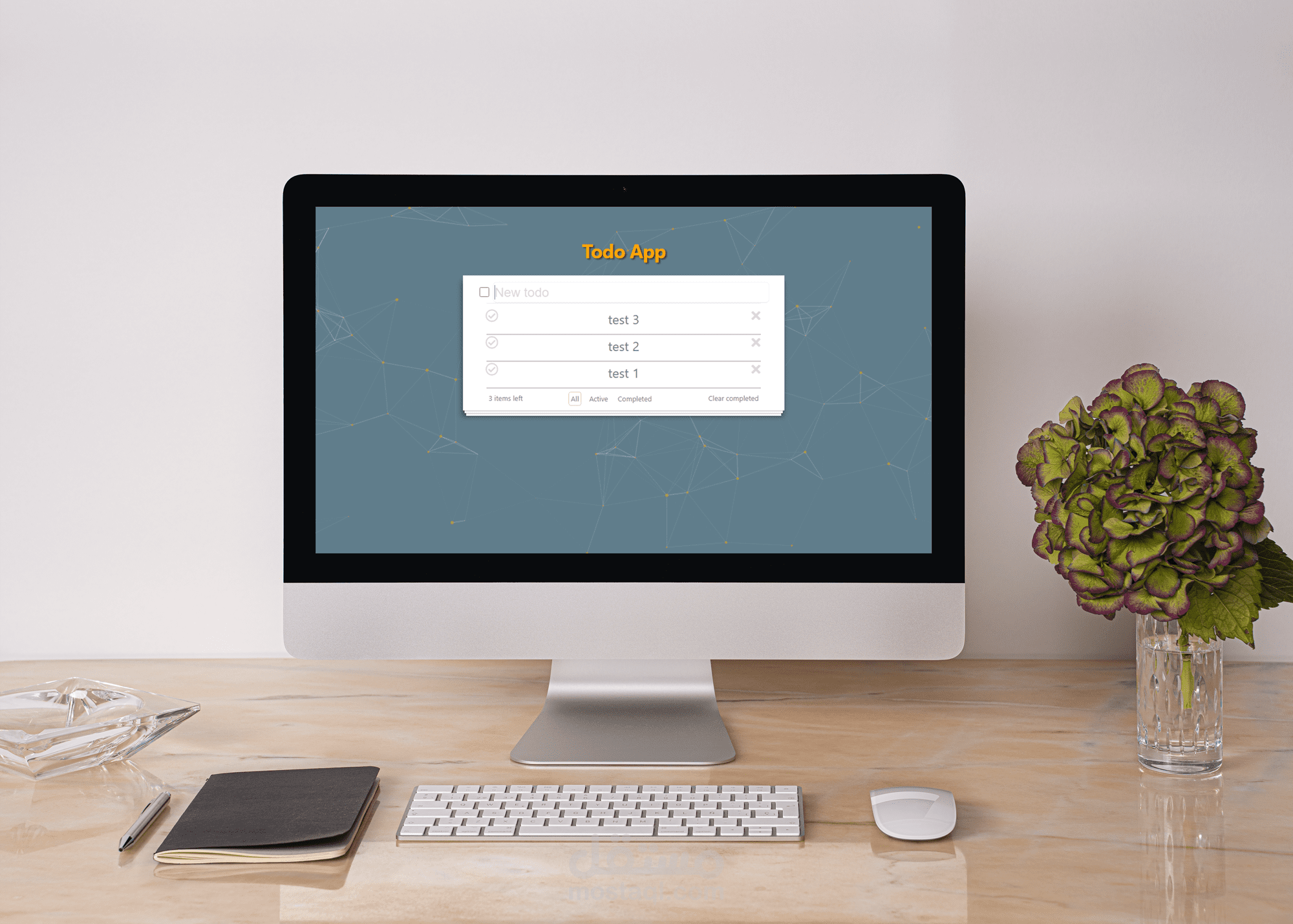 تطبيق قائمة مهام (todos)
