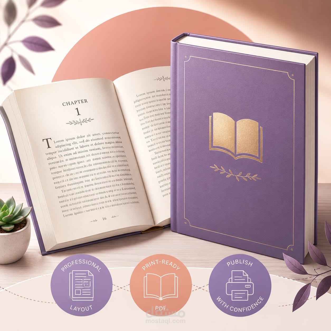 تنسيق الكتب الورقية واعدادها للطباعه الاحترافيه