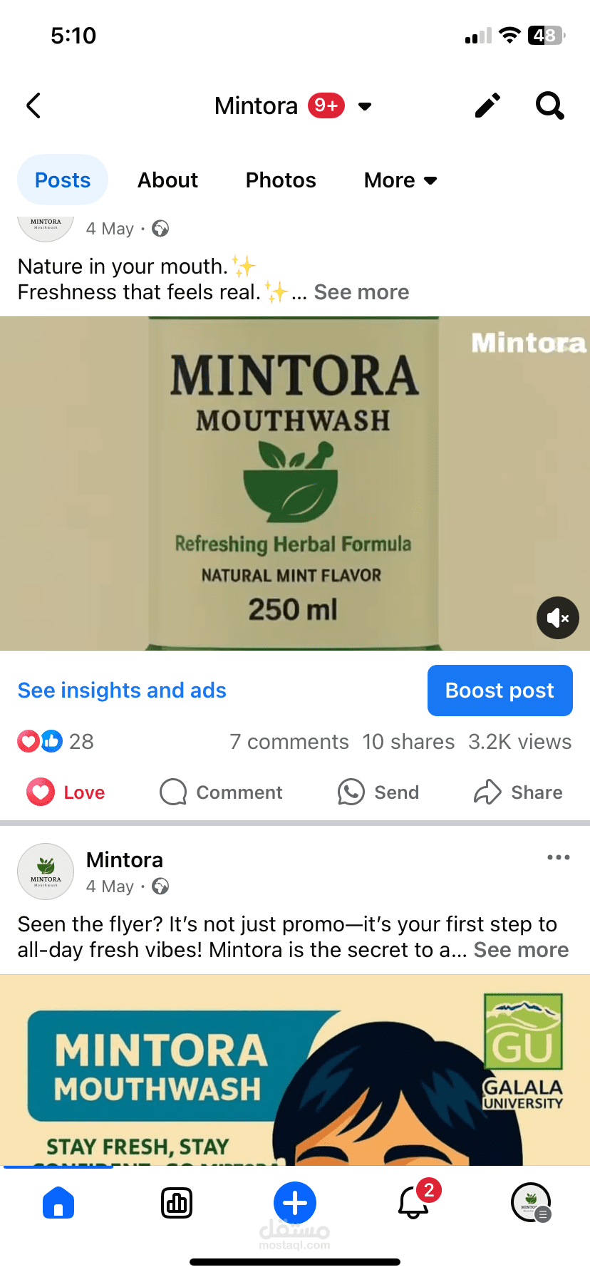Moderator Facebook page