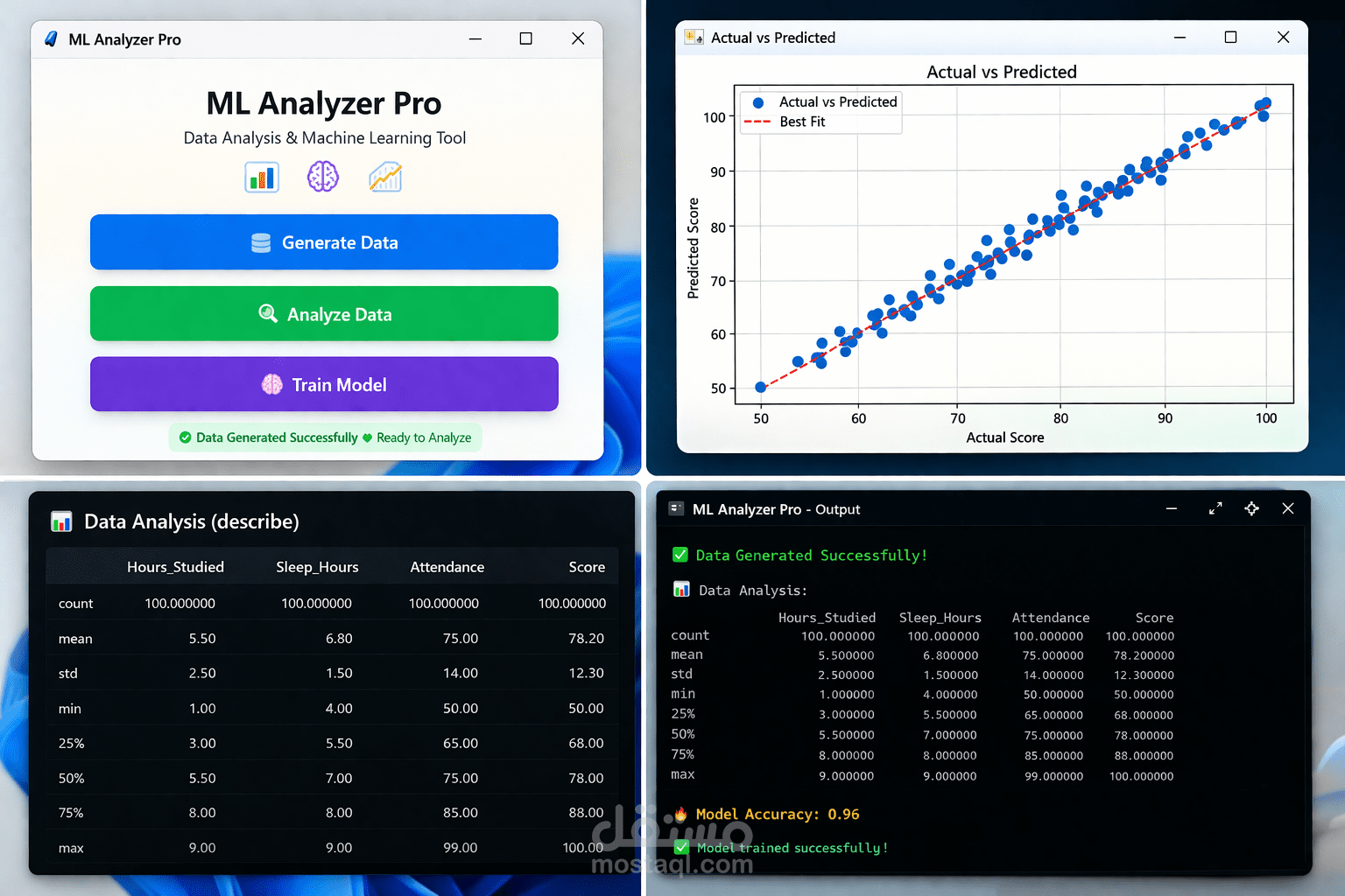 ML Analyzer Pro – Data Analysis & Machine Learning Tool