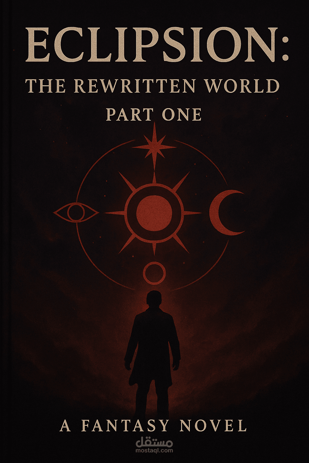 غلاف لكتاب Eclipsion: the rewritten world