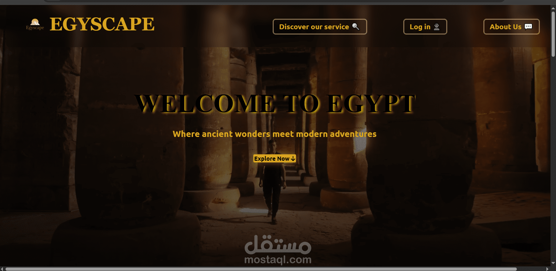 برمجة موقع بإستخدام HTML , CSS,JS