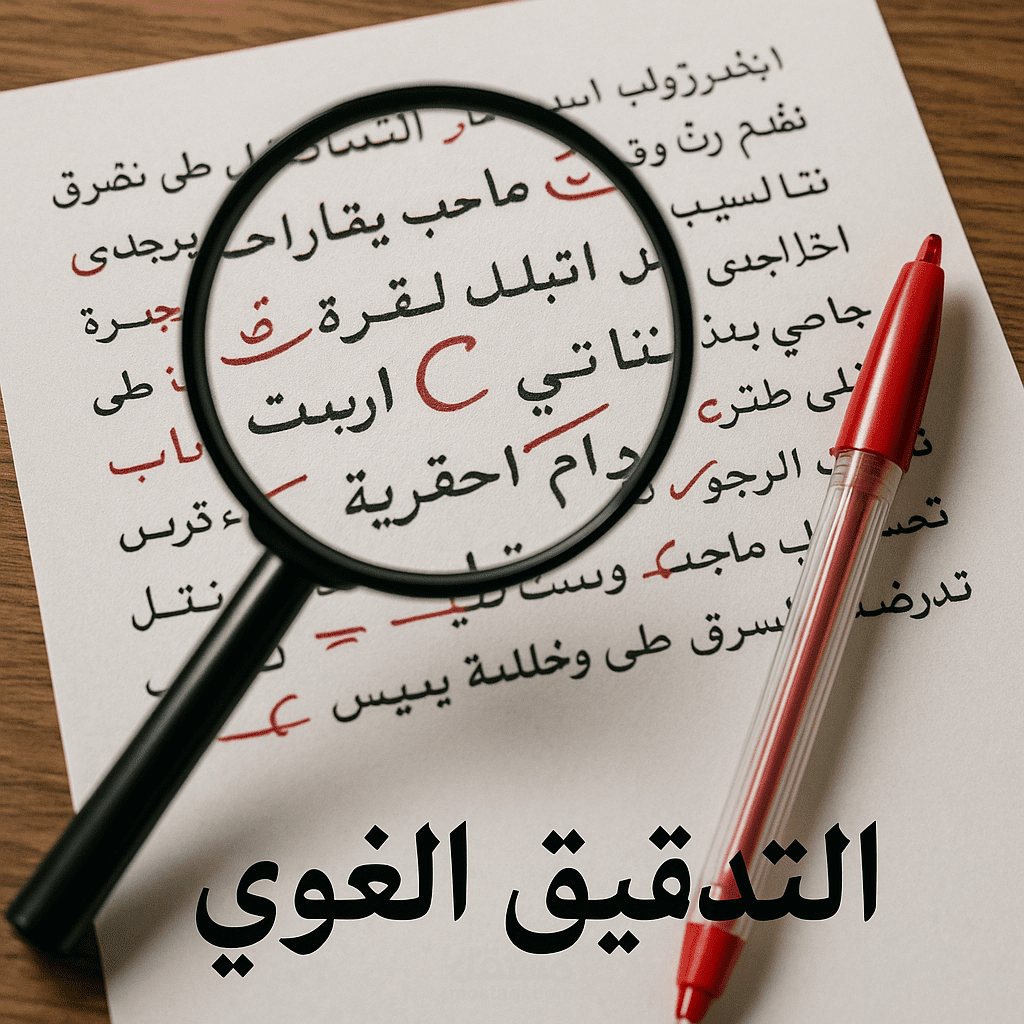 عينة تدقيق لغوي وتحرير احترافي للنصوص