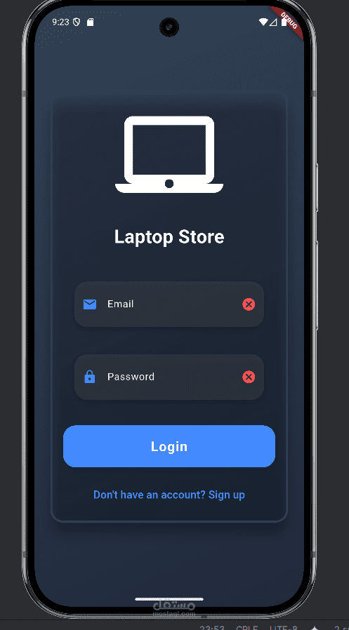 Laptop Store App – Flutter E-commerce Application