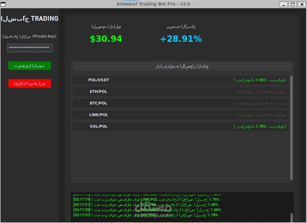 تطبيق التداول مؤتمت