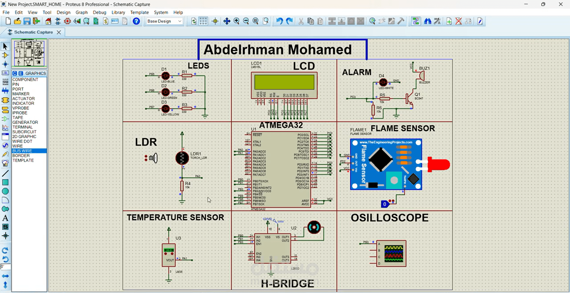 Smart Home Automation System Using ATmega32