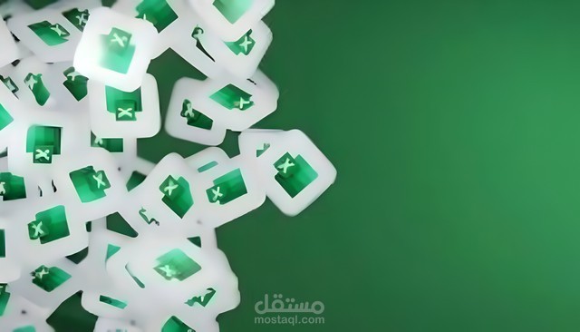 ادخال البيانات على اكسيل