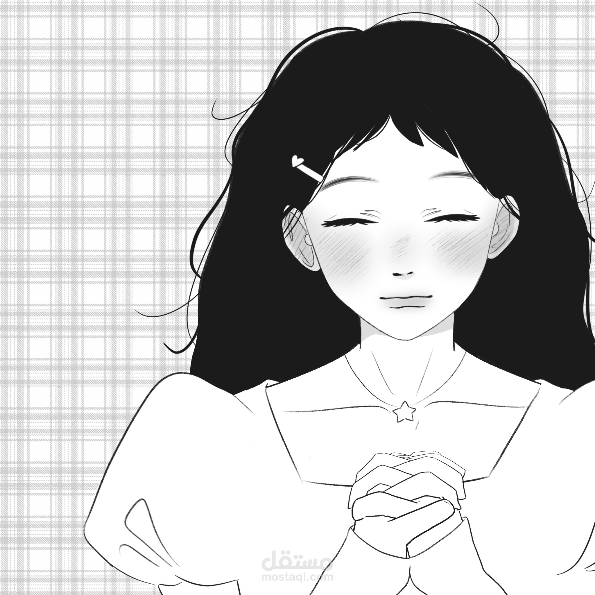 رسومات بيضاء و سوداء …